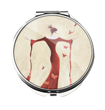 M00000-28 Madame Butterfly - Compact Mirror
